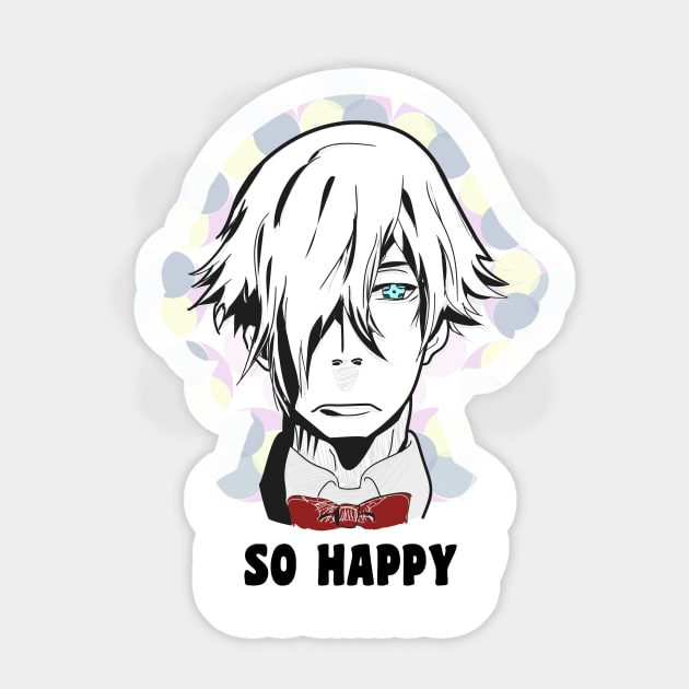 DEATH PARADE - SO HAPPY Sticker by soulful